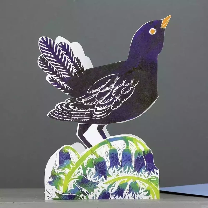 Blackbird 3D Card by Judy Lumley