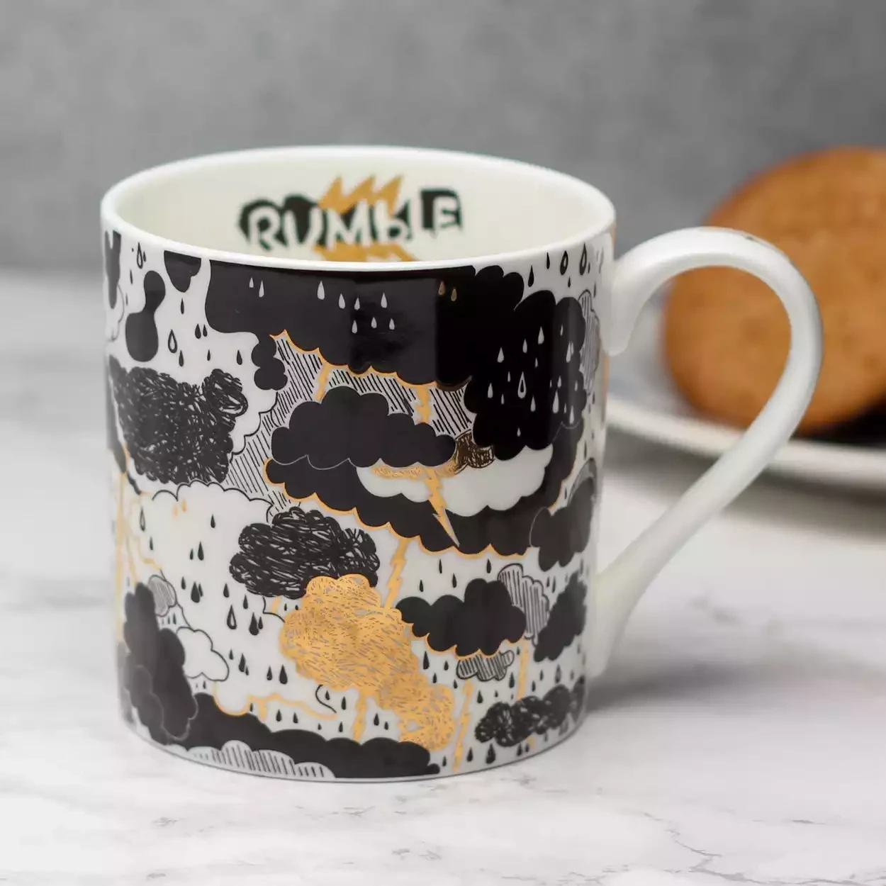 Bone China Mug - Rumble by Arthouse Unlimited