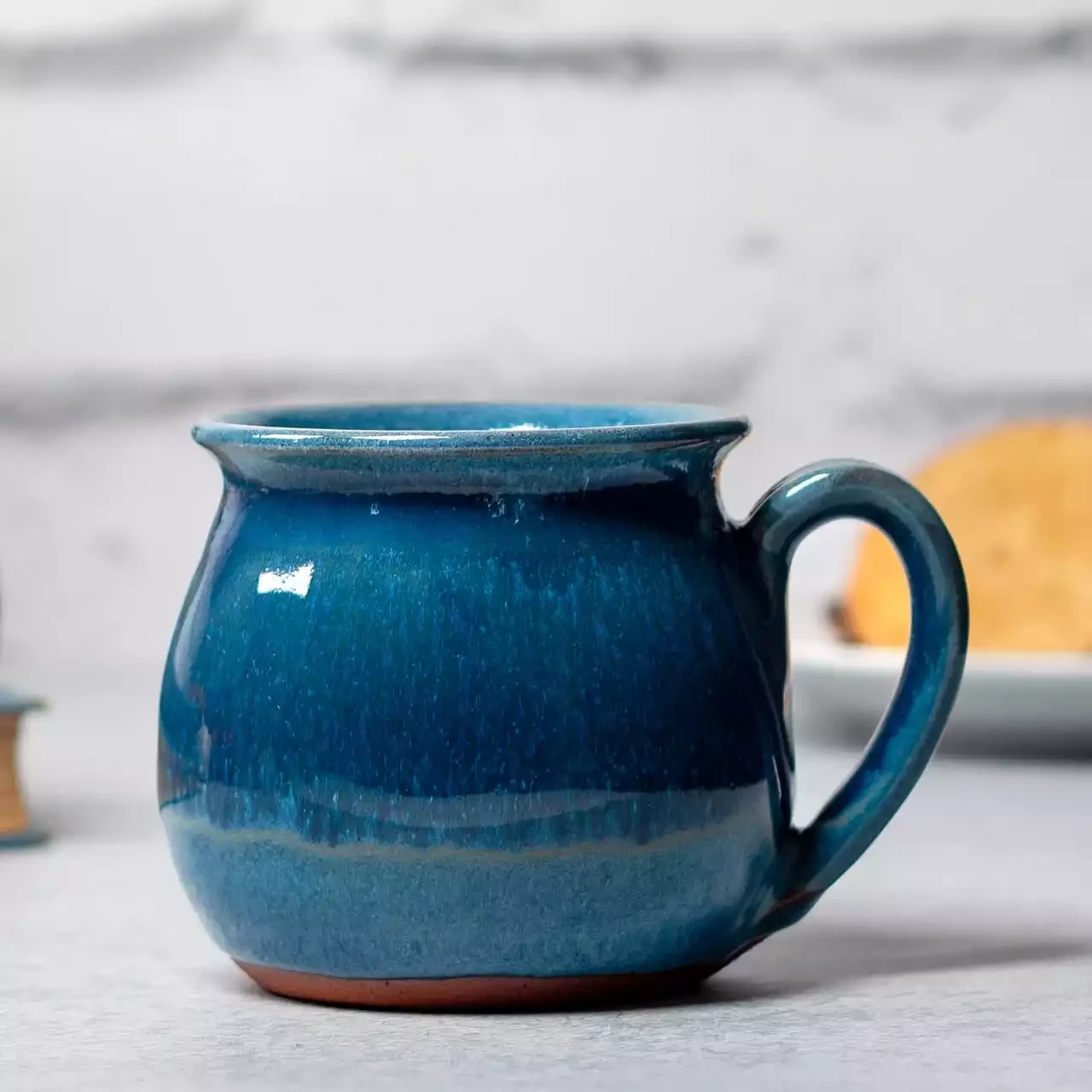 Ceramic Mug - Aquamarine by Rupert Blamire