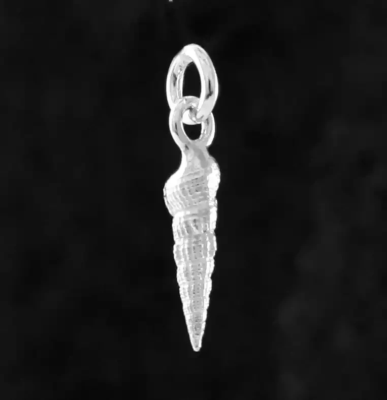 Cone Shell Silver Charm by Fi Mehra