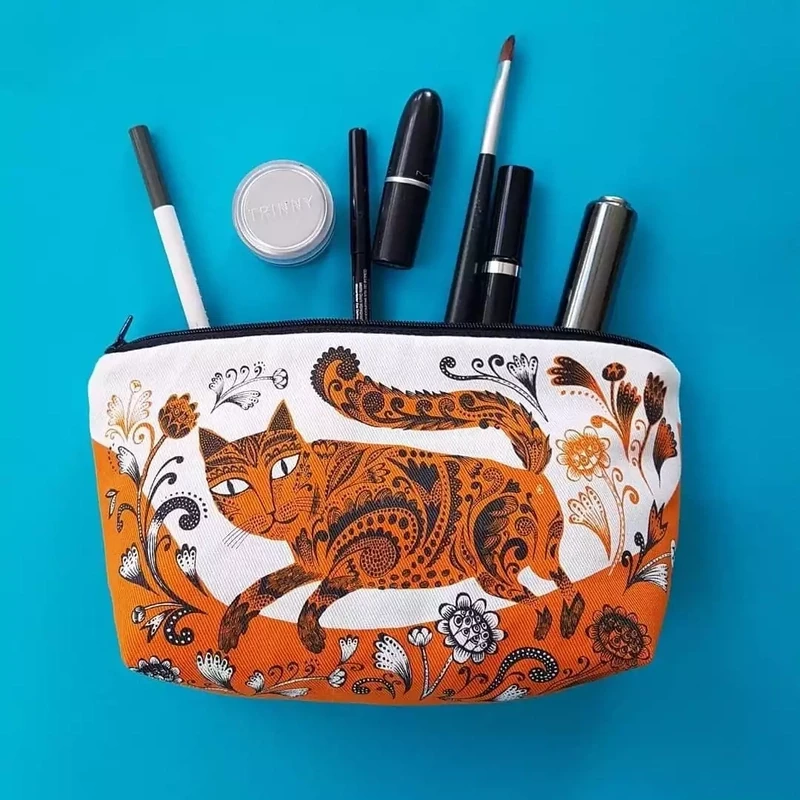 Cosmetic Bag - Cat by Lush Designs