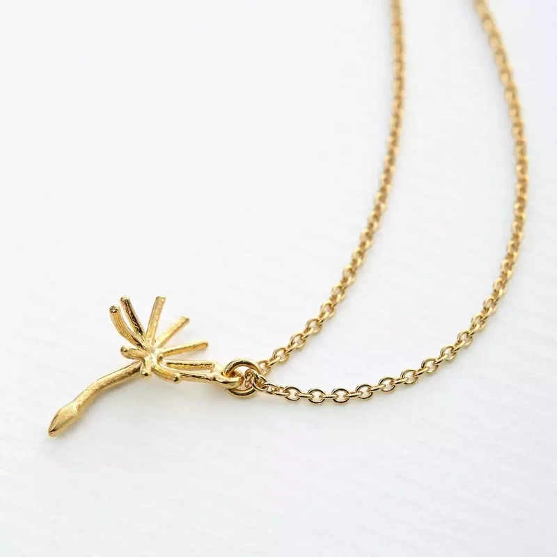 Dandelion Fluff Necklace - Gold Plated by Alex Monroe