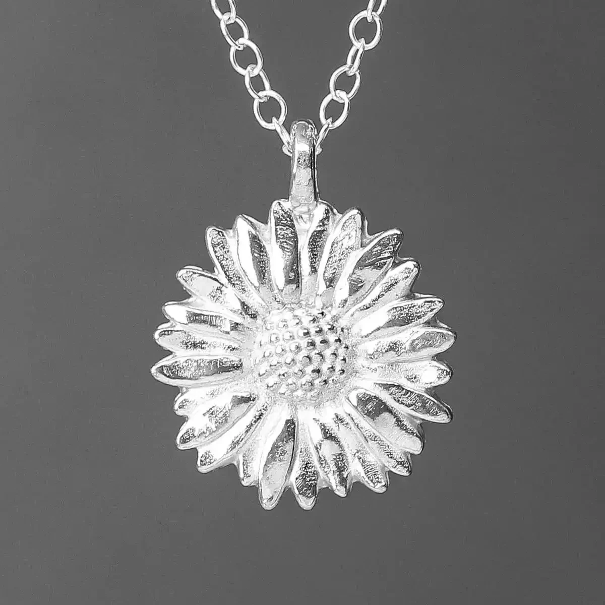 Daisy Pewter Pendant by Lancaster and Gibbings