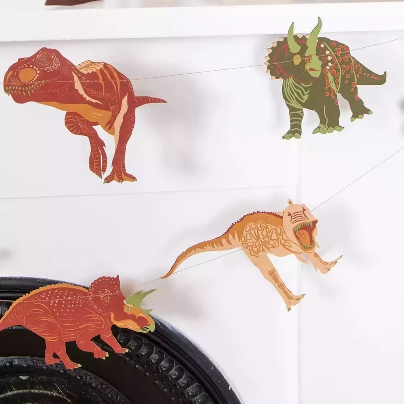 Dinosaur Paper Garland by East End Press