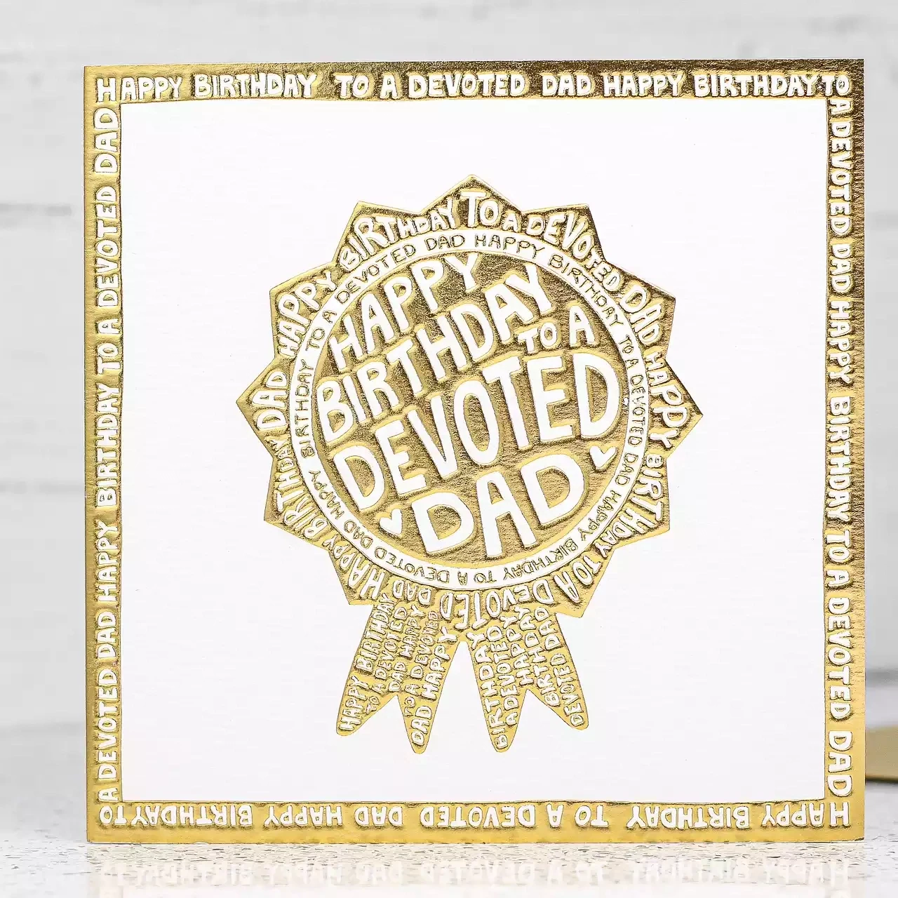 Devoted Dad Birthday Card by Paper Sole