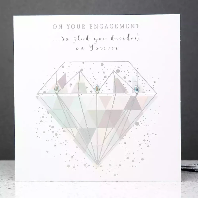 Diamond Engagement Card by Sarah Curedale