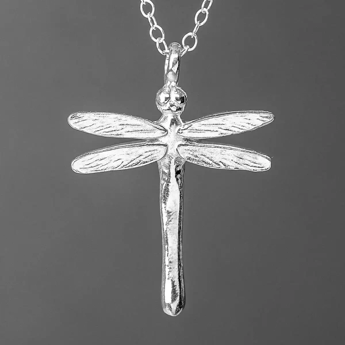Dragonfly Pewter Pendant by Lancaster and Gibbings