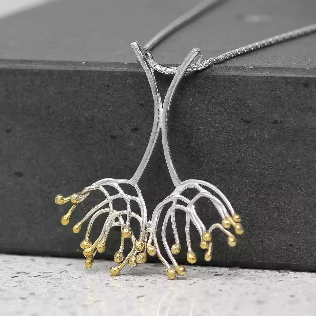 Double Cow Parsley Necklace by Xuella Arnold