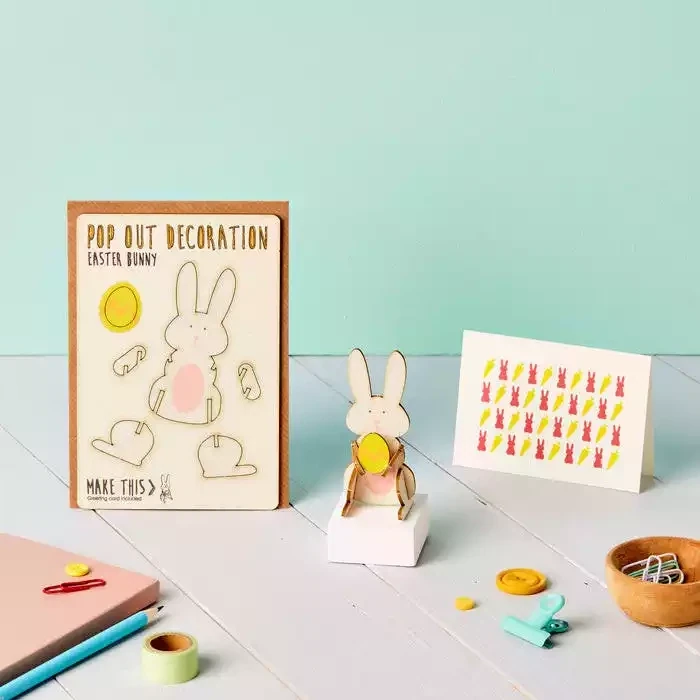 Easter Bunny Card by the Pop Out Card Company