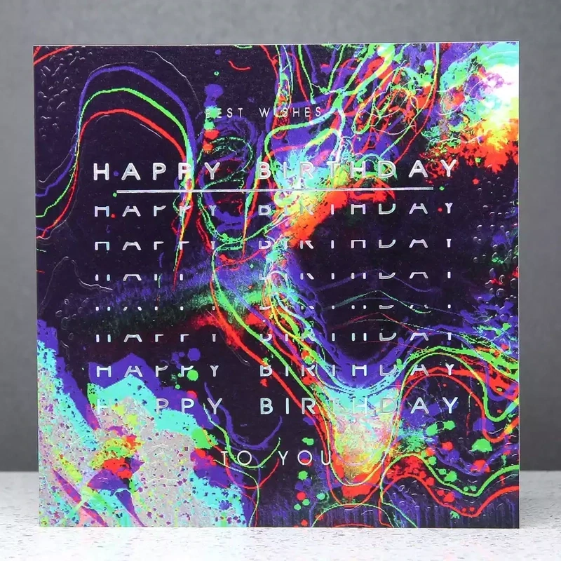 Electric Birthday Card by Sarah Curedale