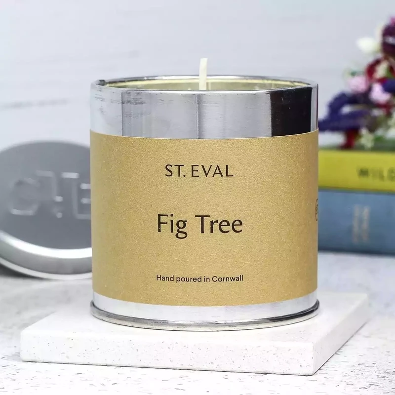 Fig Tree Scented Tin Candle by St Eval