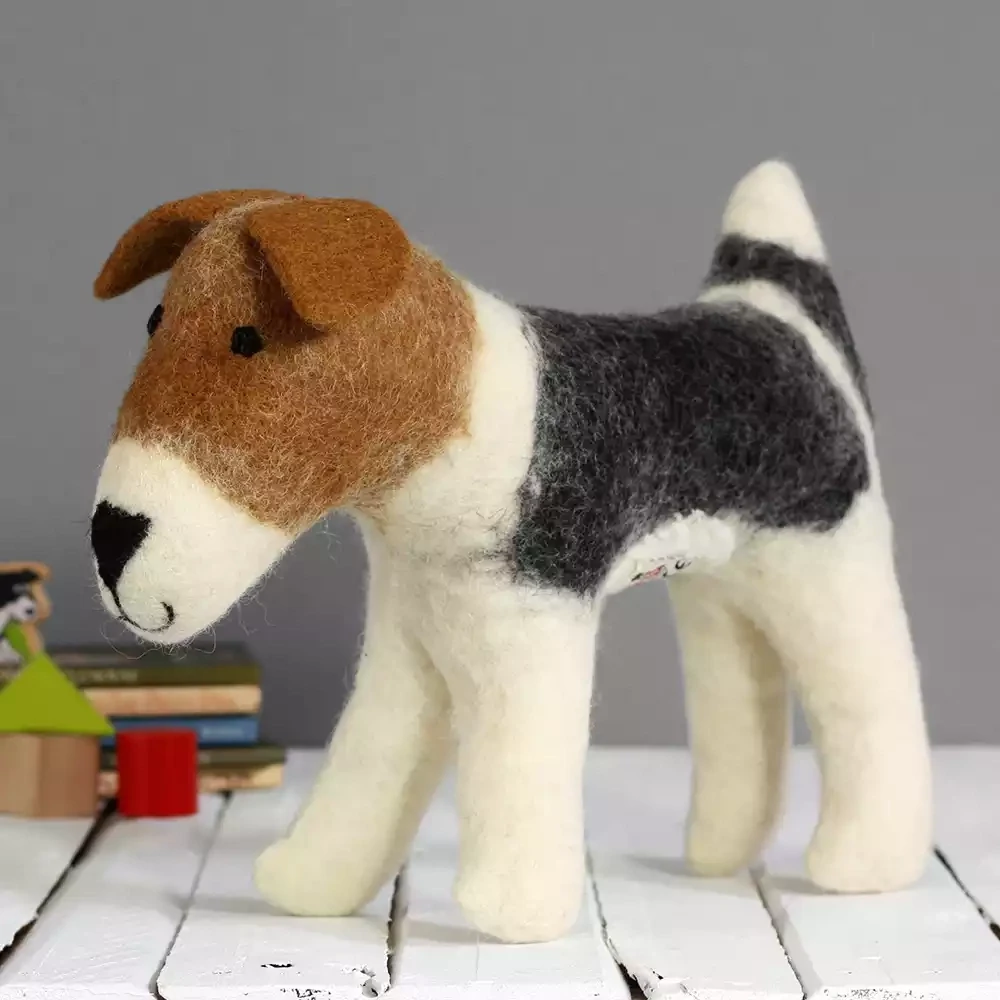 Fox Terrier Felt Toy - Large by Amica