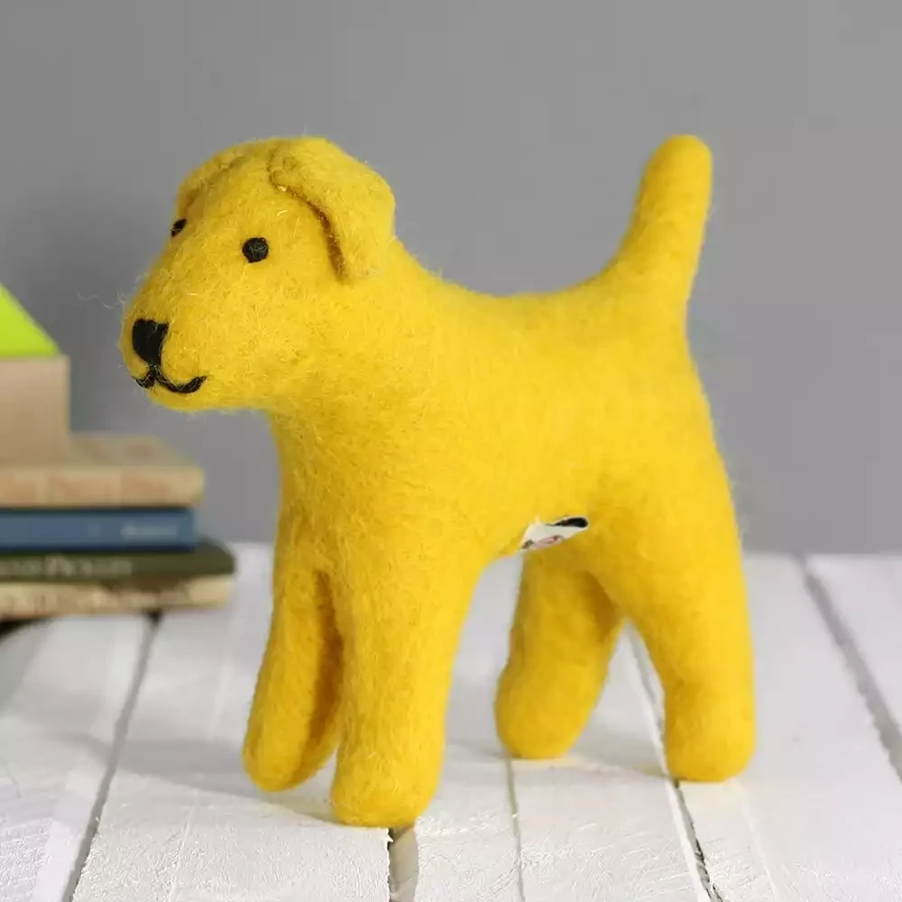 Golden Labrador Felt Toy - Medium by Amica