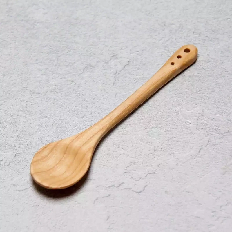 Hand Cut Ash Spoon - Small by Beamers Designs