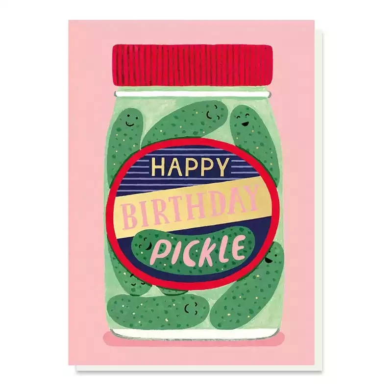 Happy Birthday Pickle Card by Stormy Knight