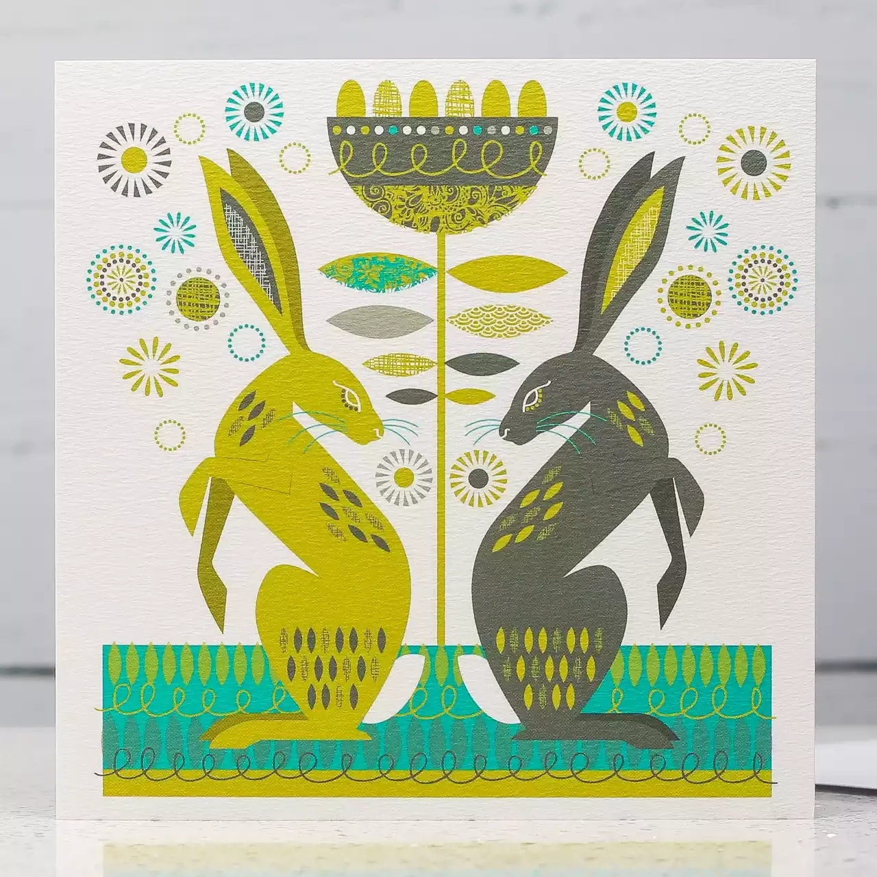 Hares Card by Fi Powers