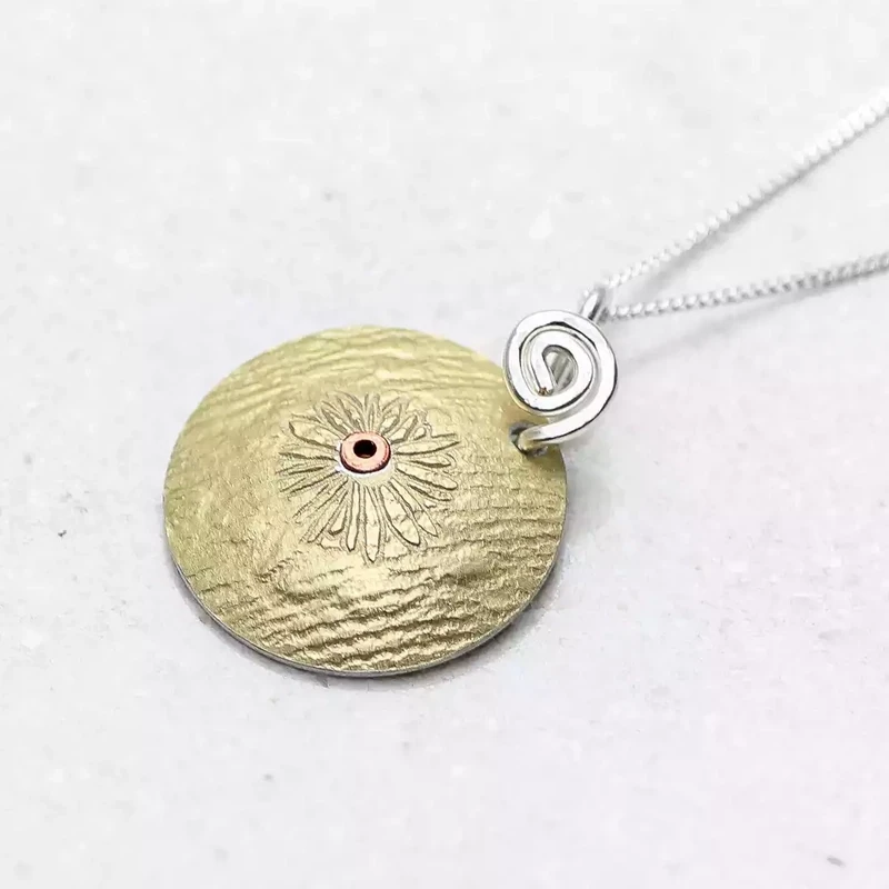 Honey Circle Pendant - Small by Hazel Atkinson