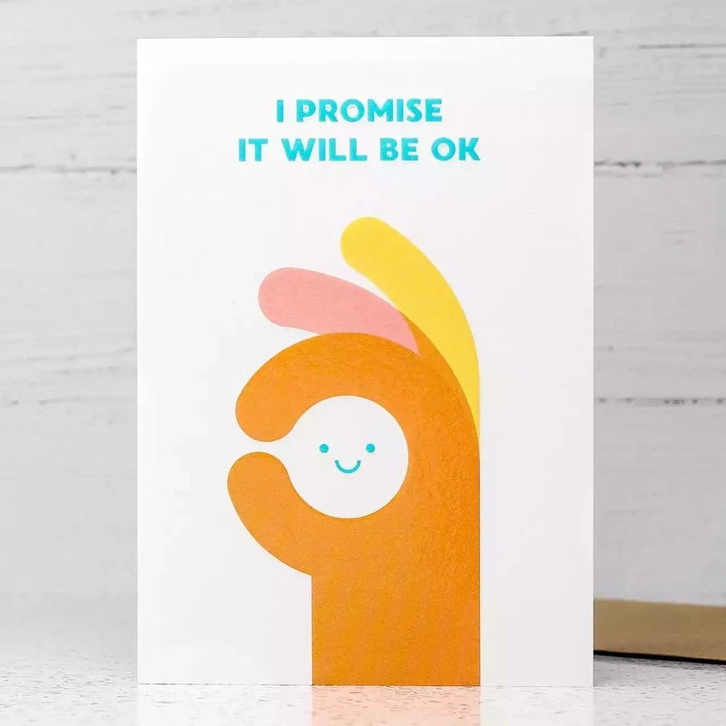 It Will Be Ok Card by Stormy Knight