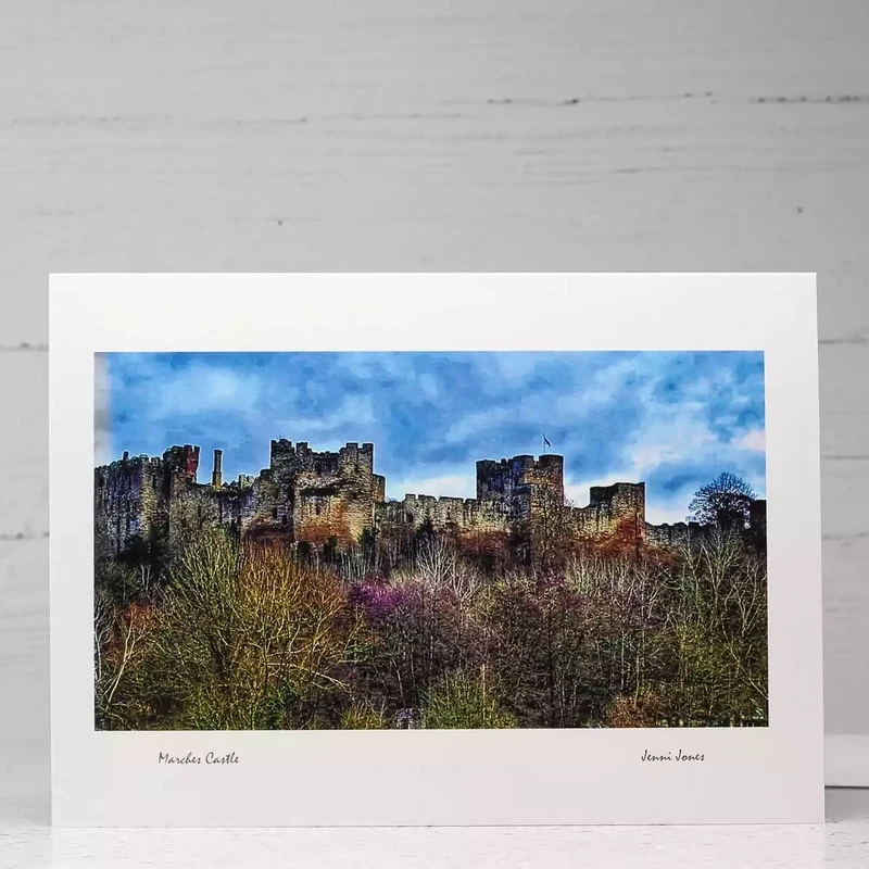 Marches Castle Card by Jenni Jones