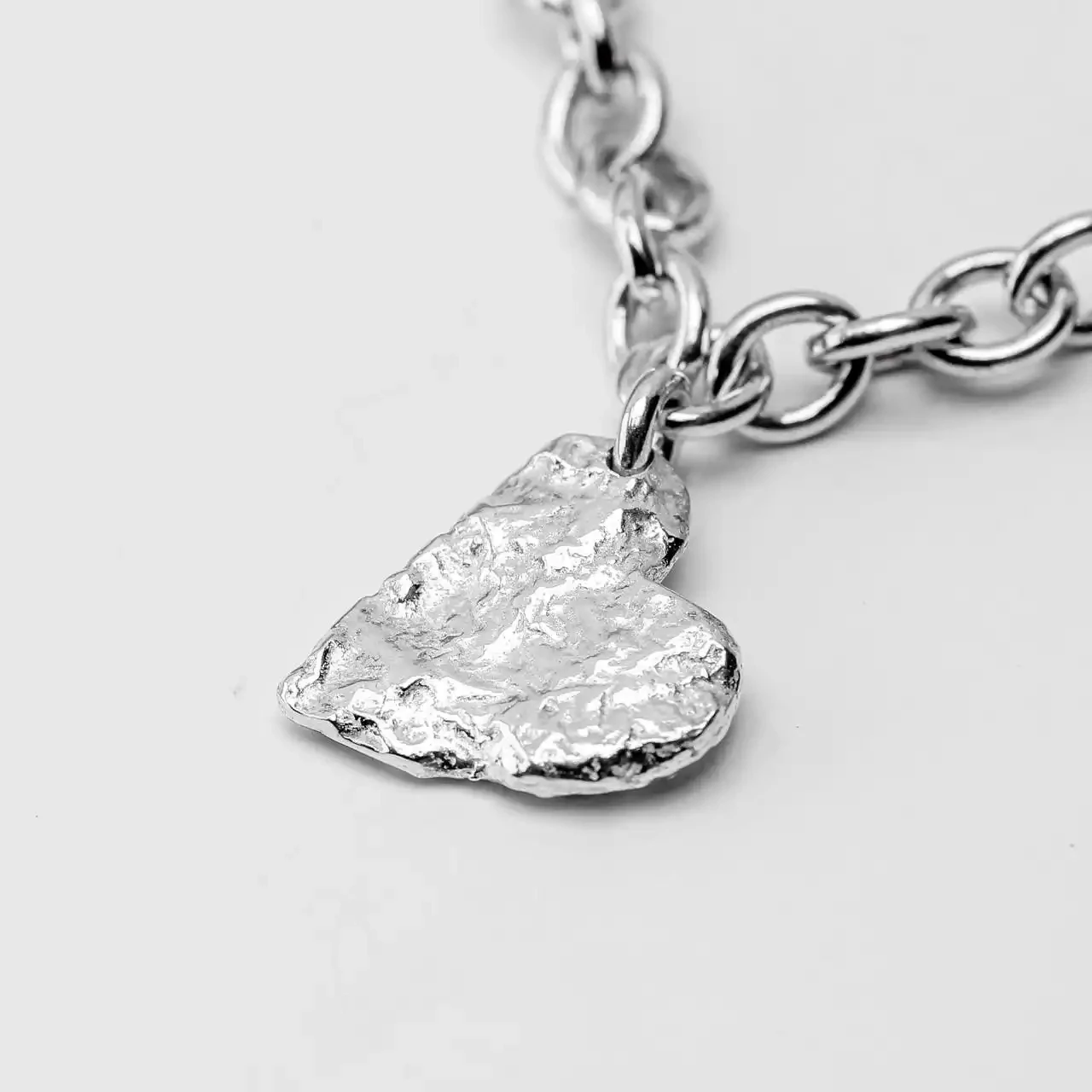 Melt My Heart Silver Bracelet by Silverfish