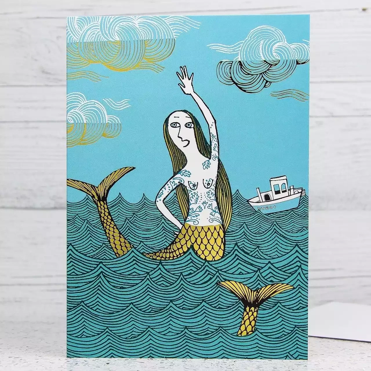 Mermaid Card by Lush Designs