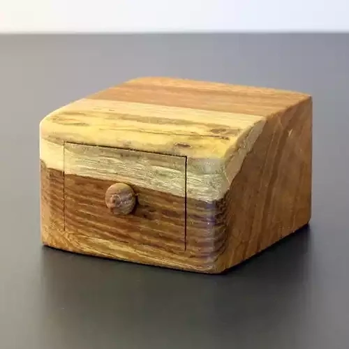 Mini Laburnum Single Drawer Box by Dave McKeen