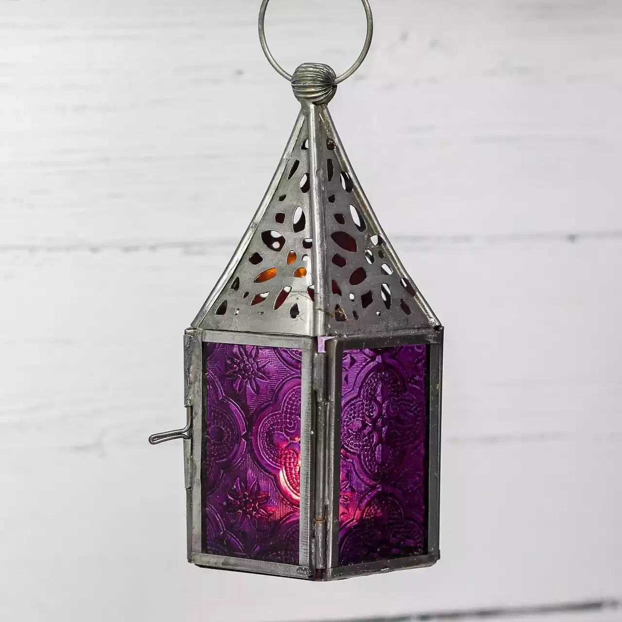Moroccan Lantern - Mini - Purple by Namaste
