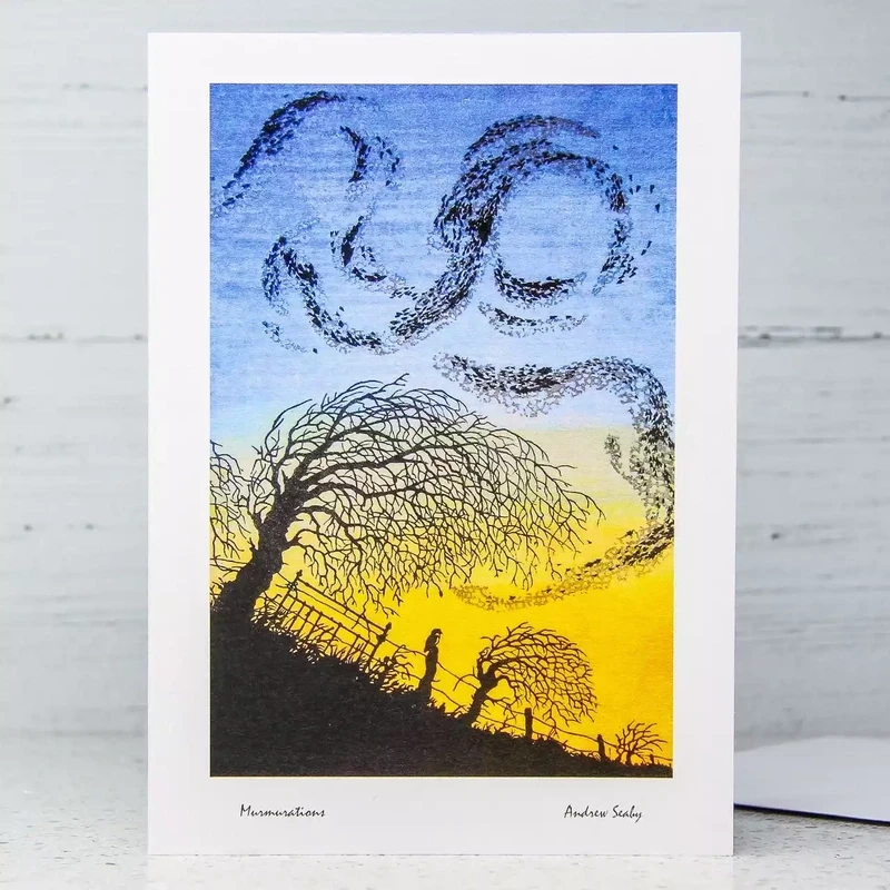 Murmurations Card by Andrew Seaby