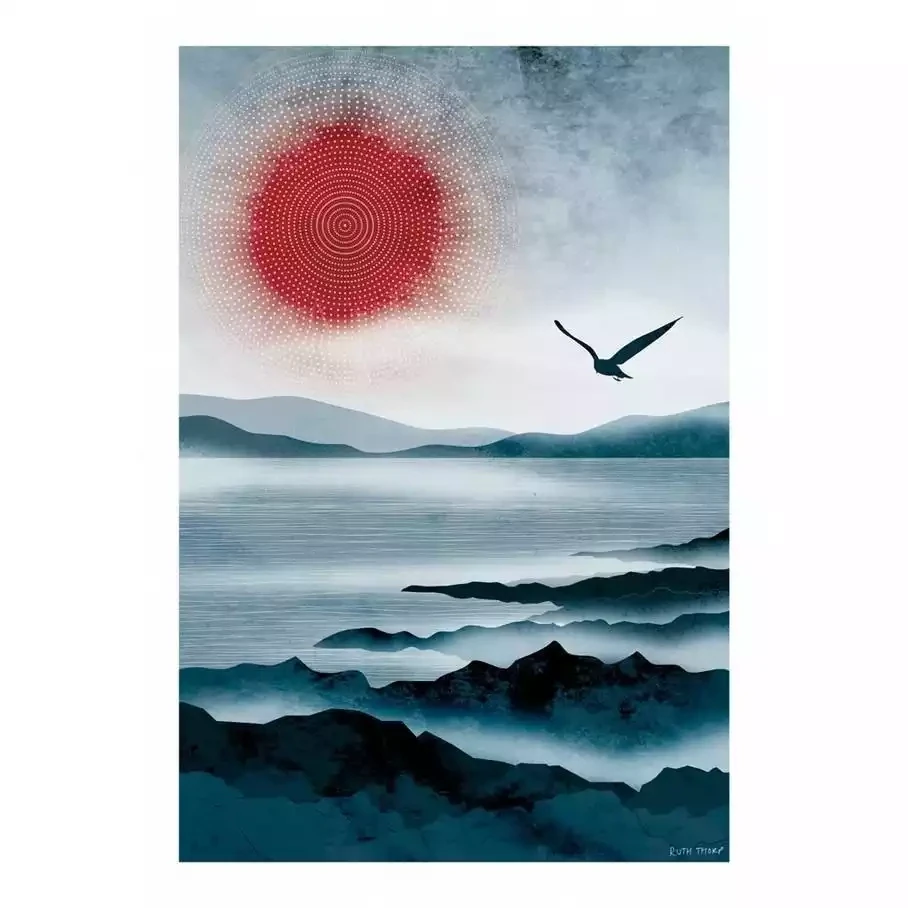 Northern Sun - Unframed A3 Print by Ruth Thorp
