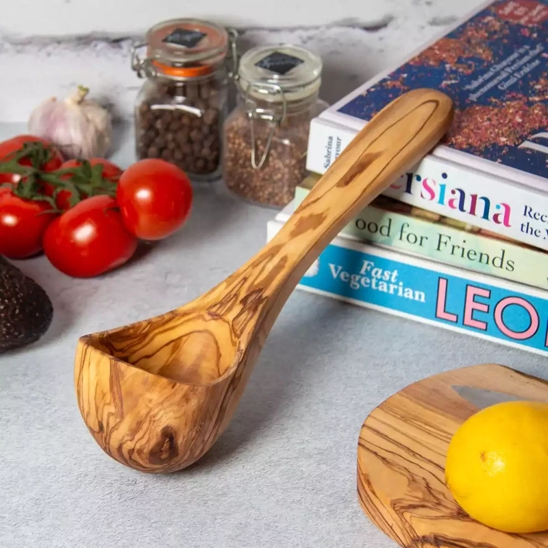 Olive Wood Ladle by Divine Deli