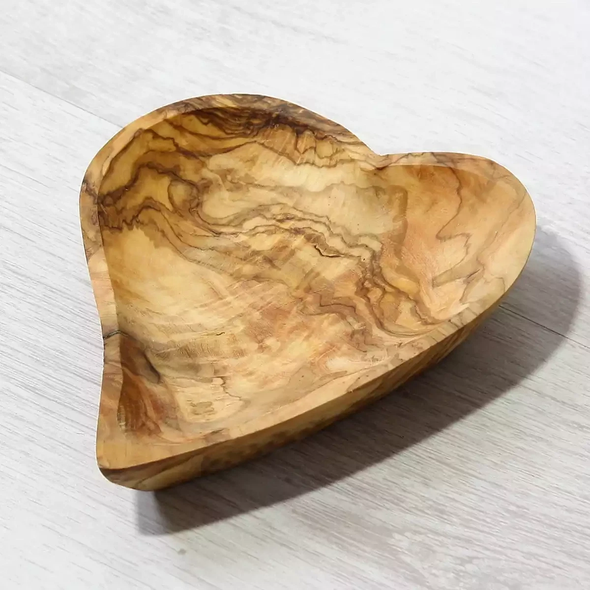 Olive Wood Heart Shaped Dish by Divine Deli