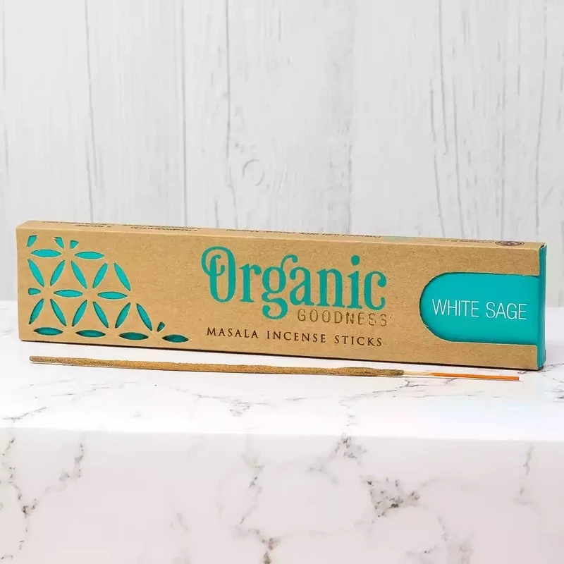 Organic Incense Stick Pack - White Sage by Song of India
