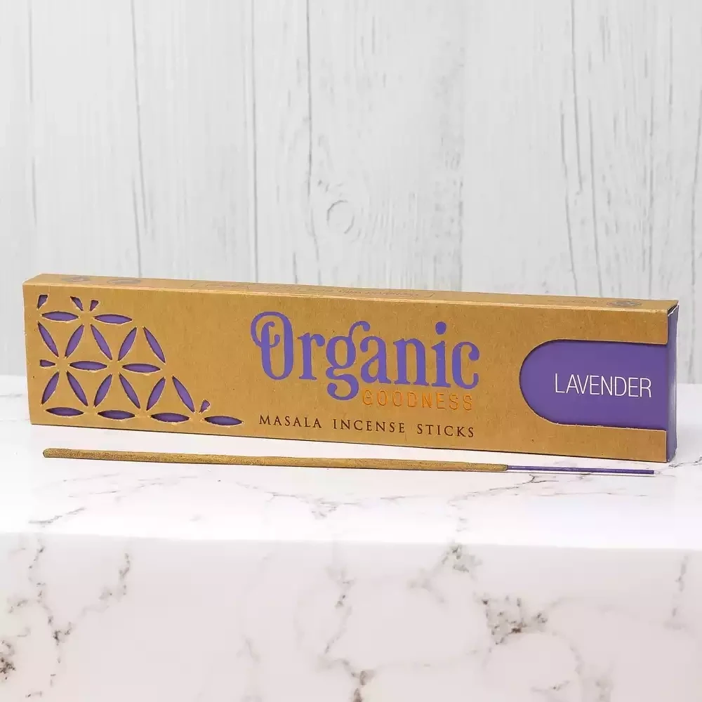 Organic Incense Stick Pack - Lavender by Song of India