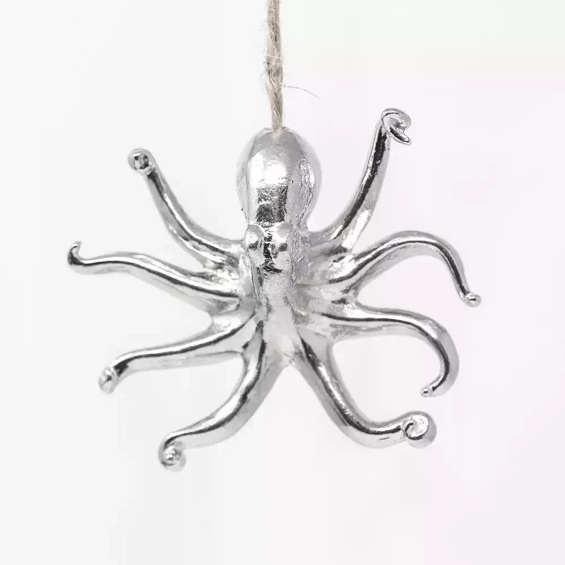 Pewter Light Pull - Octopus by William Sturt