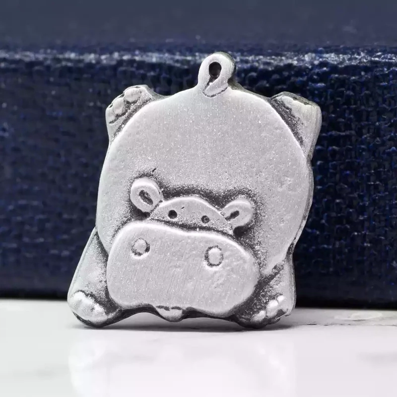 Pewter Pin - Hippo by Metal Planet