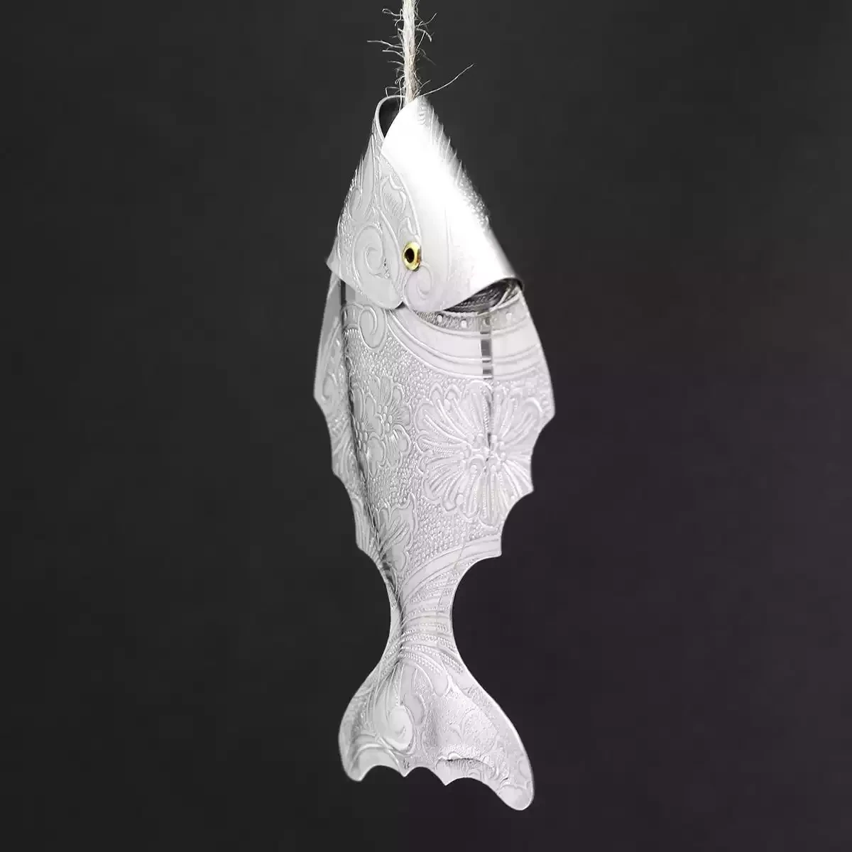 Pewter Light Pull - Big Fish by Jim Stringer