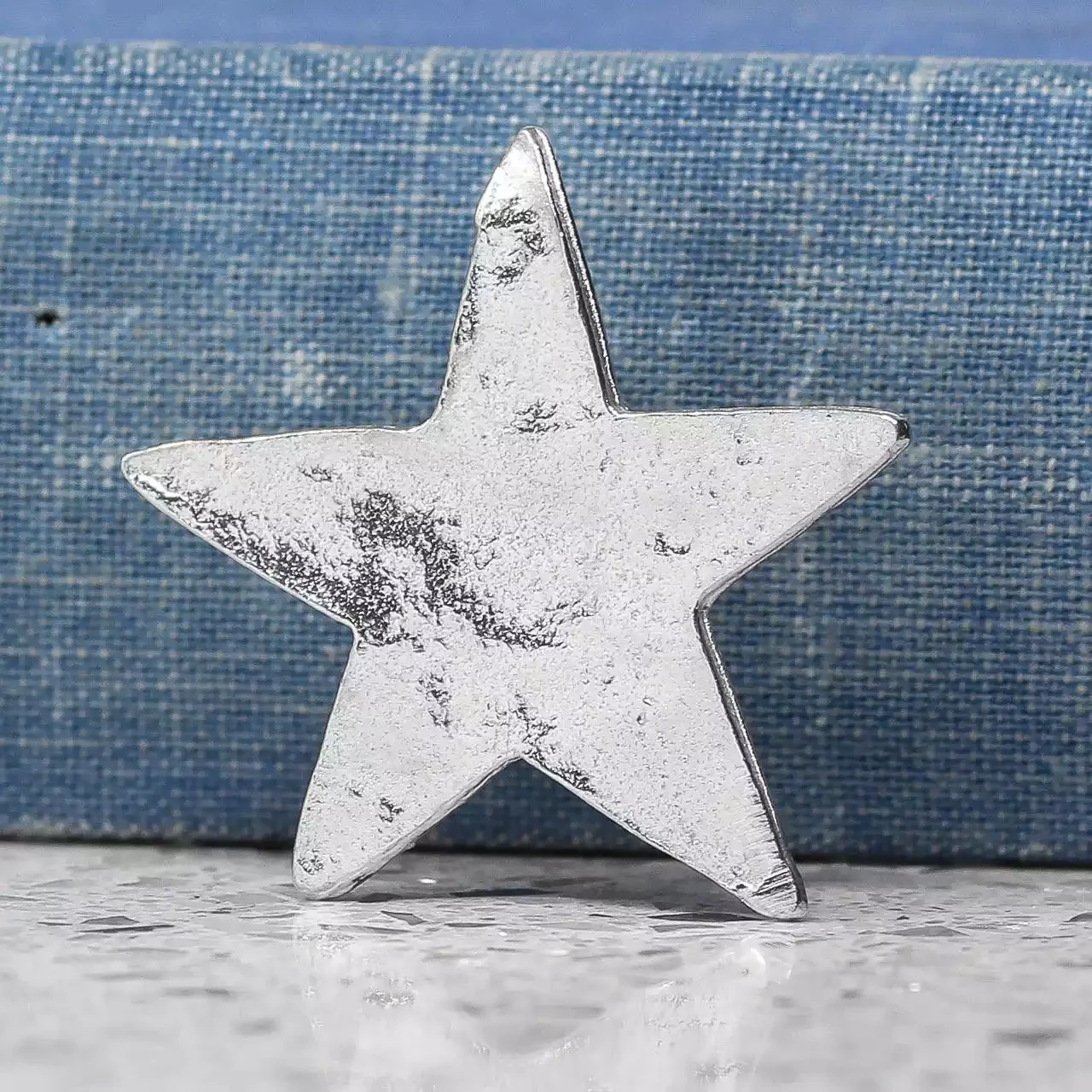 Pewter Pin Brooch - Small Star by Metal Planet