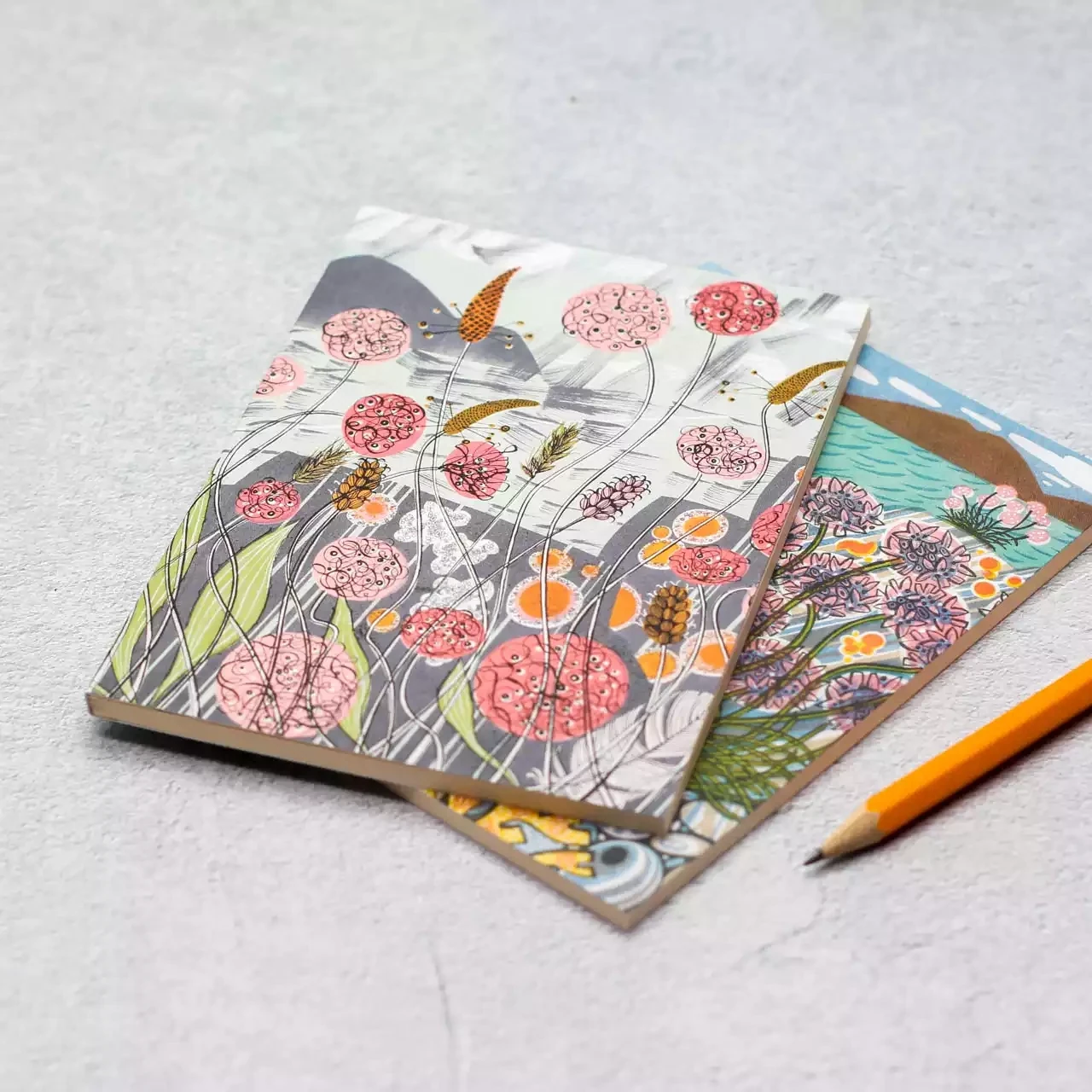 Pocket Notebooks - Pebble Shore - Set of Two by Angie Lewin
