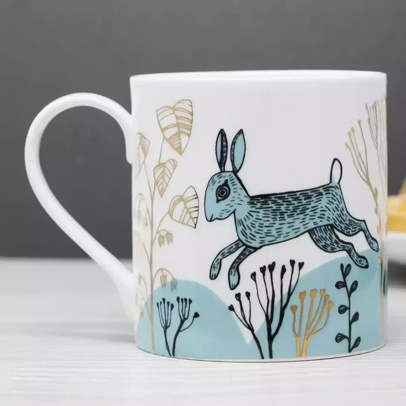 Rabbit China Mug by Lush Designs