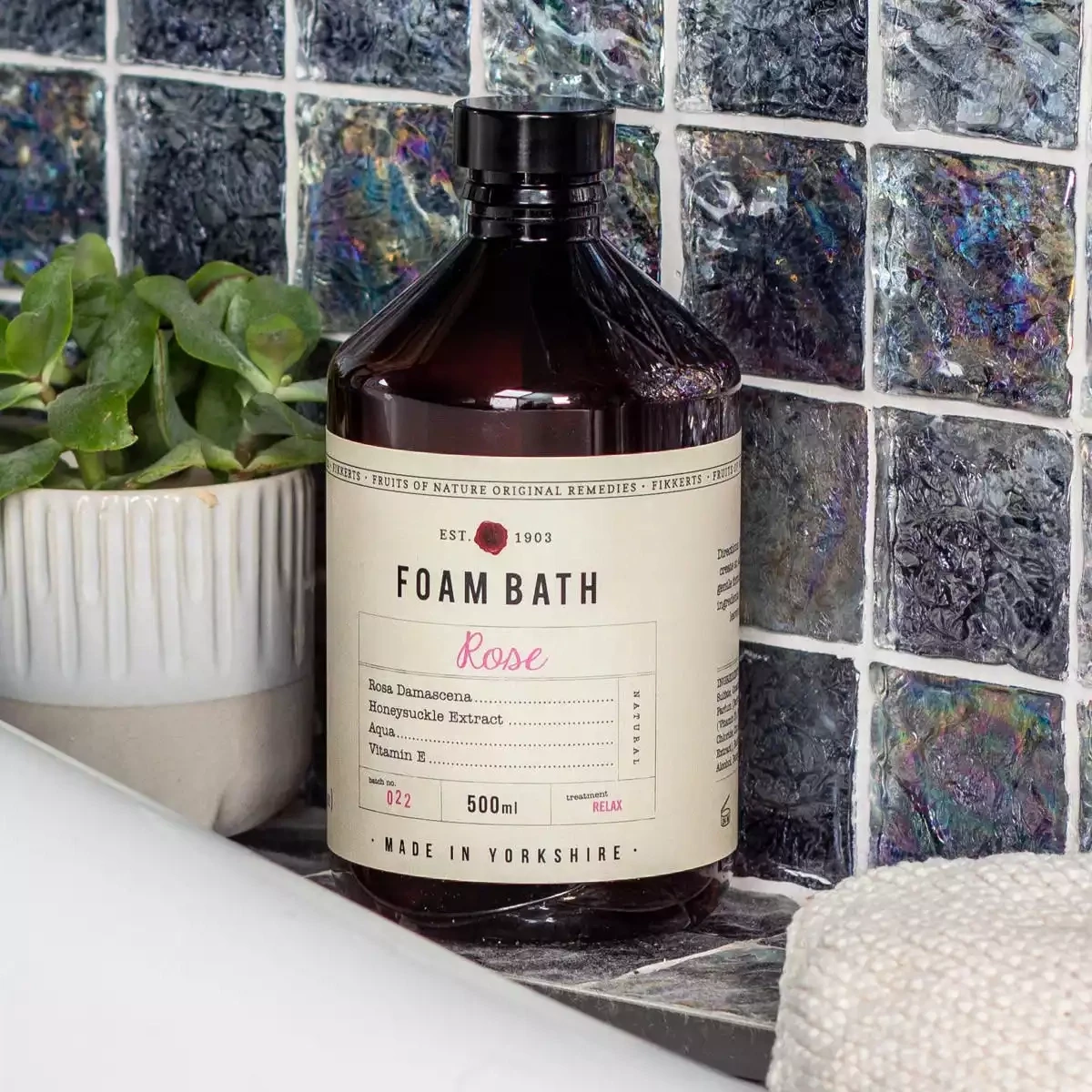 Rose Foam Bath - 500ml by Fikkerts
