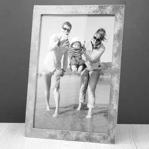 Sandstone Pewter Photo Frame 7 X 5 by Lancaster and Gibbings