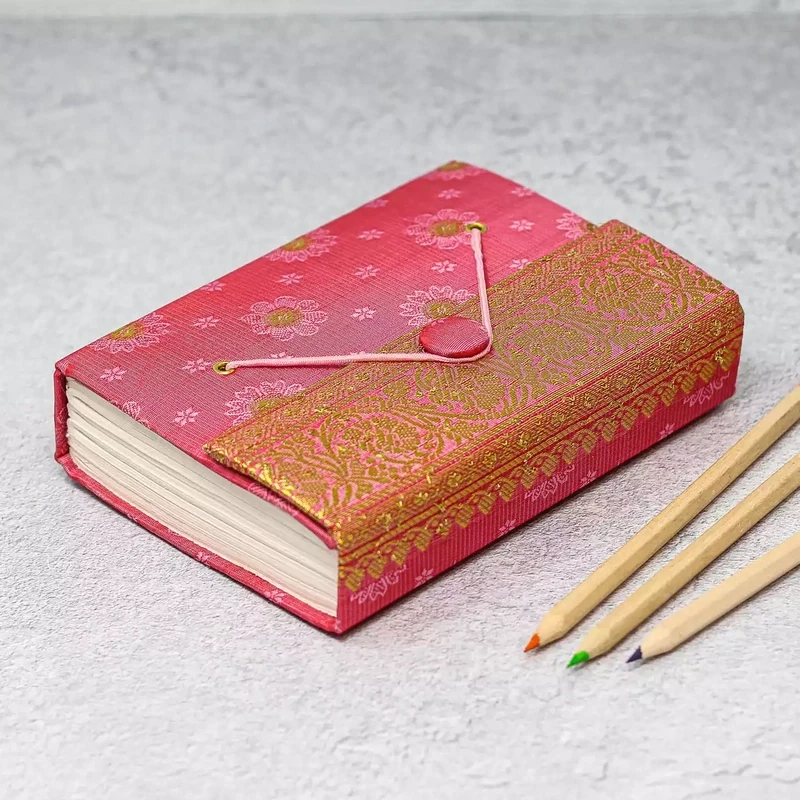 Sari Journal - Medium - Pink by Paper High