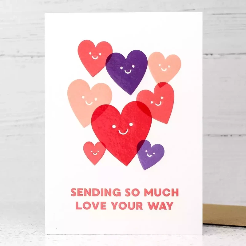 Sending So Much Love Card by Stormy Knight