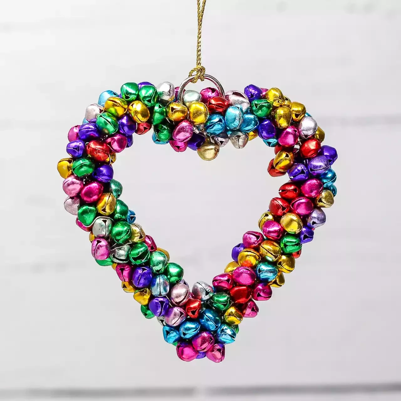 Singing Bell Hanging Heart Decoration - Small by Namaste