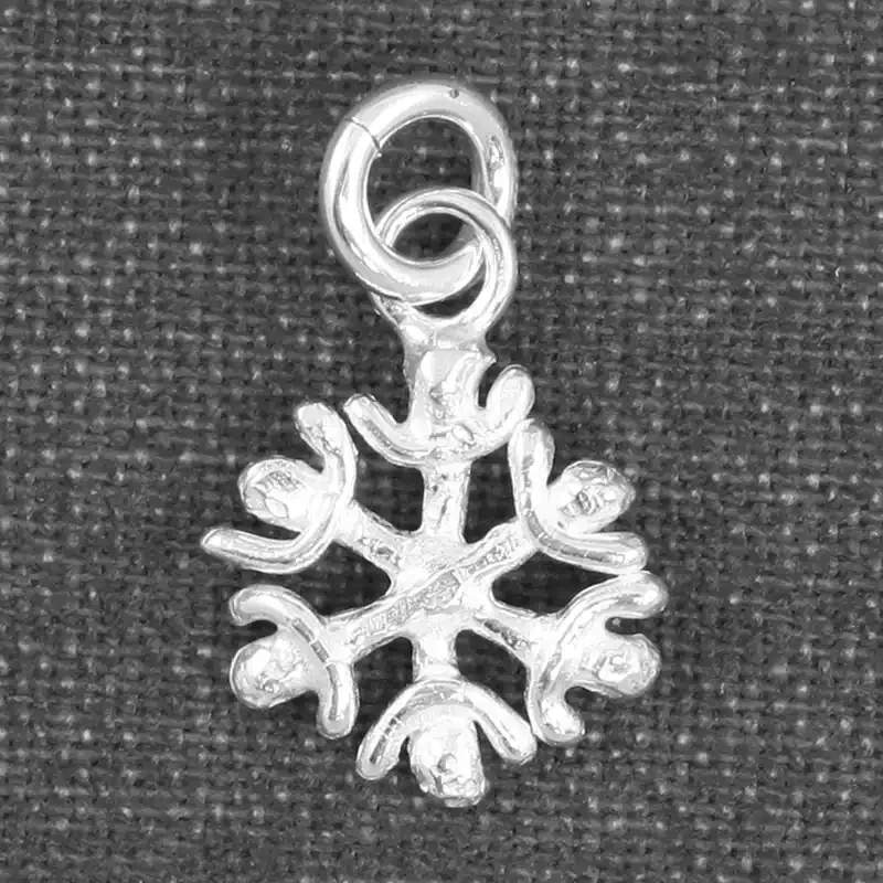 Snowflake Silver Charm by Fi Mehra