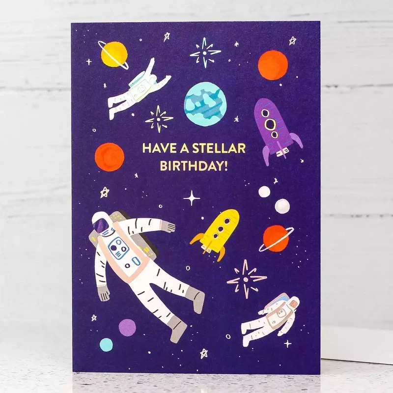 Stellar Birthday Card by Stormy Knight