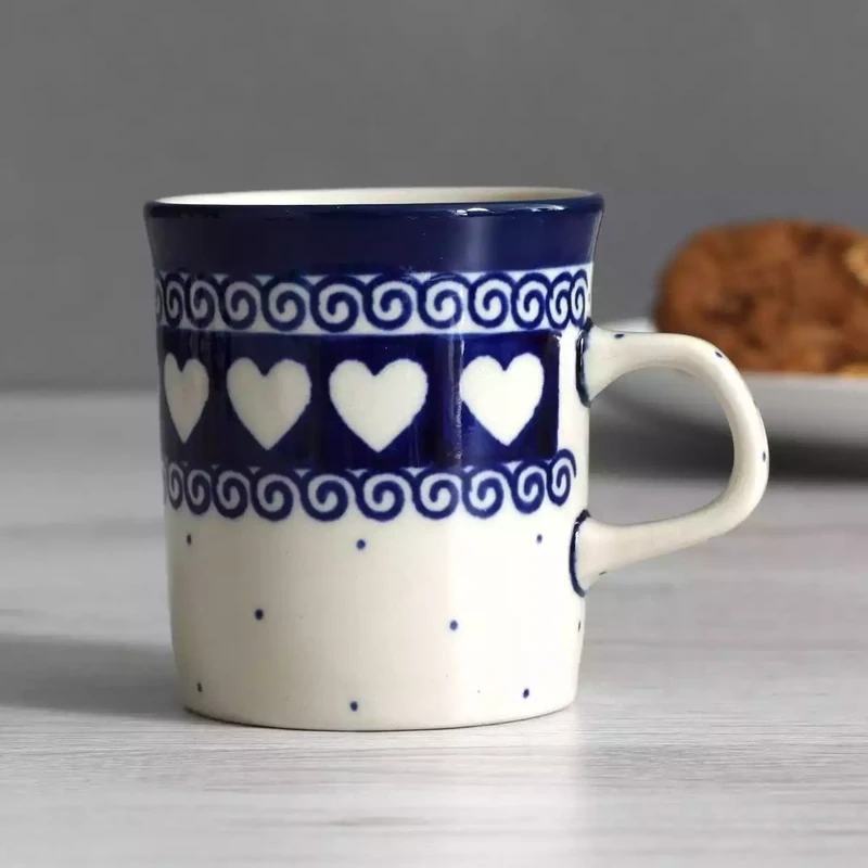 Stoneware Mini Mug - Light Hearted by Artyfarty Designs