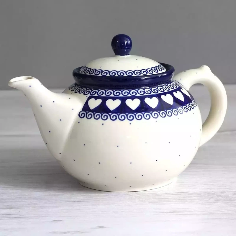 Stoneware Large Teapot - Light Hearted by Artyfarty Designs