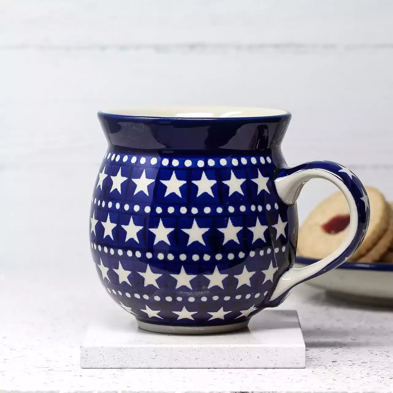 Stoneware Large Mug - Midnight Star by Artyfarty Designs