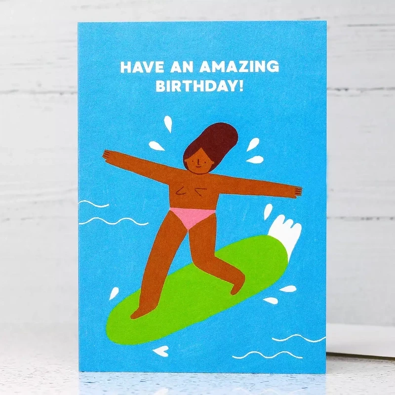 Surfs Up Birthday Card by Stormy Knight
